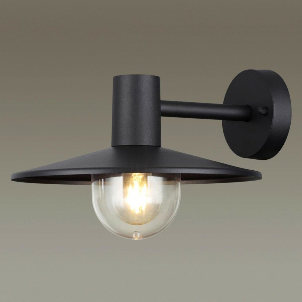Уличный светильник с лампочкой Odeon Light Furcadia 4833/1W+Lamps А60 - фото №3