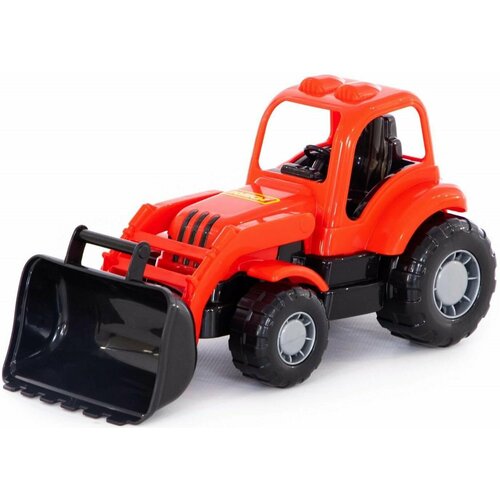 Трактор — погрузчик «Крепыш» с ковшом, игрушечная машинка для детей ...