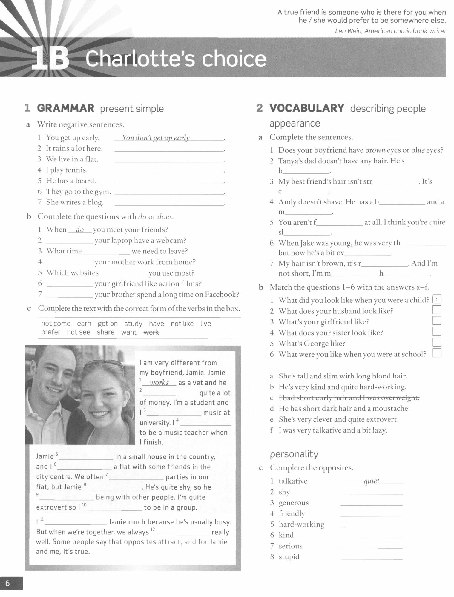 English File. Third Edition. Pre-Intermediate. Workbook with key - фото №5