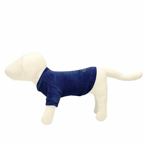 Толстовка для собак OSSO Fashion велюр 25 см синяя 1 шт 799₽