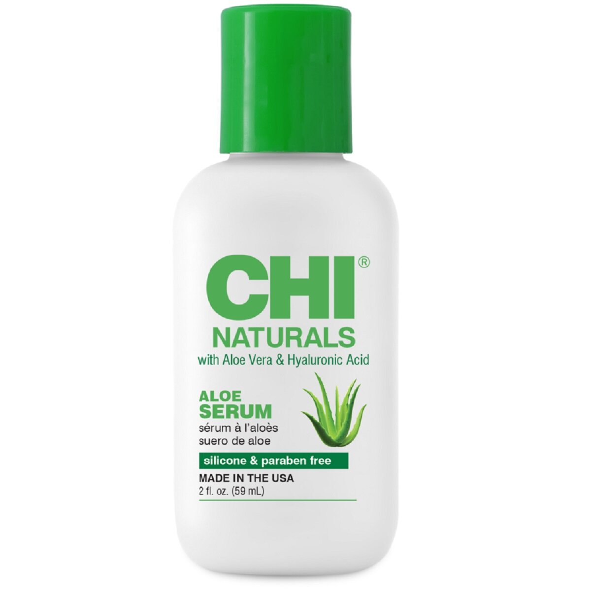 Масло с алоэ вера и гиалуроновой кислотой для волос Chi Naturals Aloe Serum, 59 мл