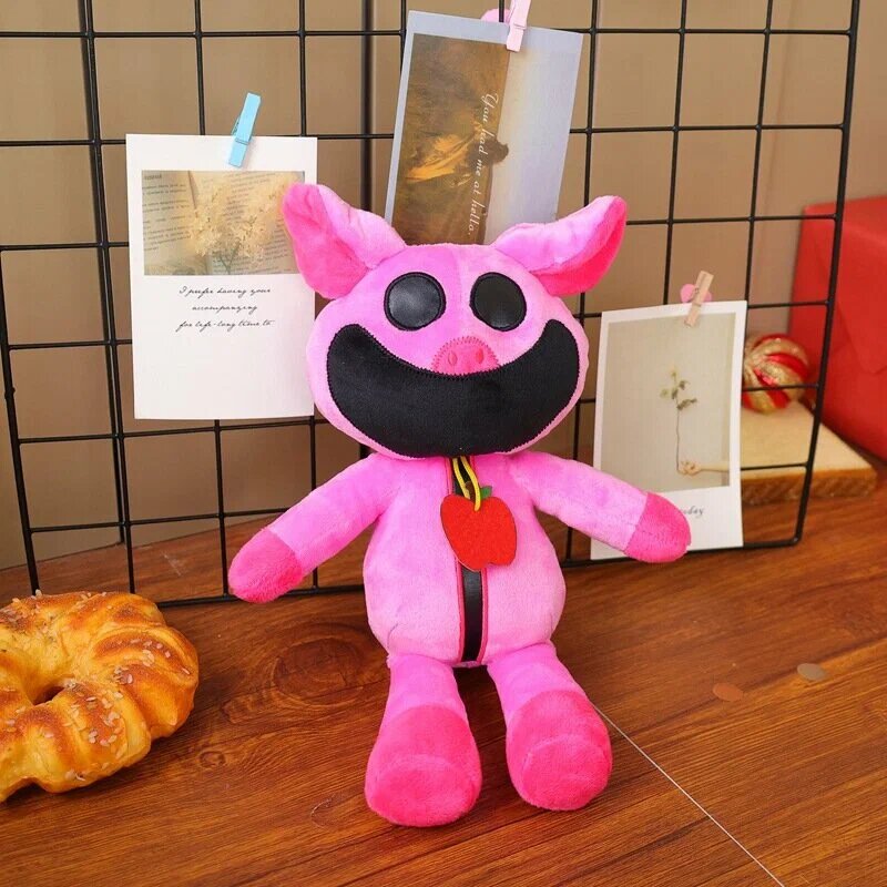 Мягкая плюшевая игрушка Poppy playtime Smiling Critters Kукла в качестве подарка для детей- 30см розовый