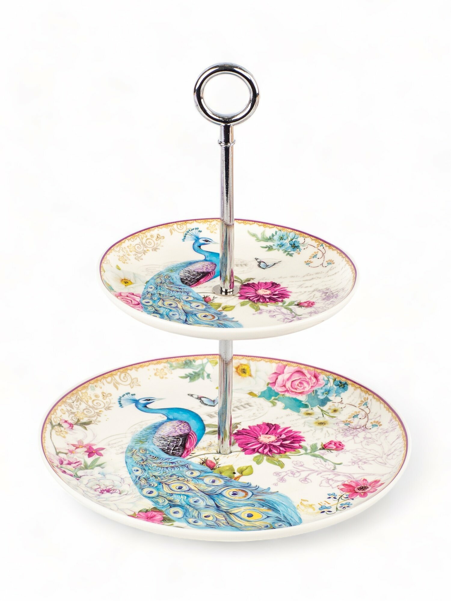 Этажерка SIJ павлин 2 секции — фото 1