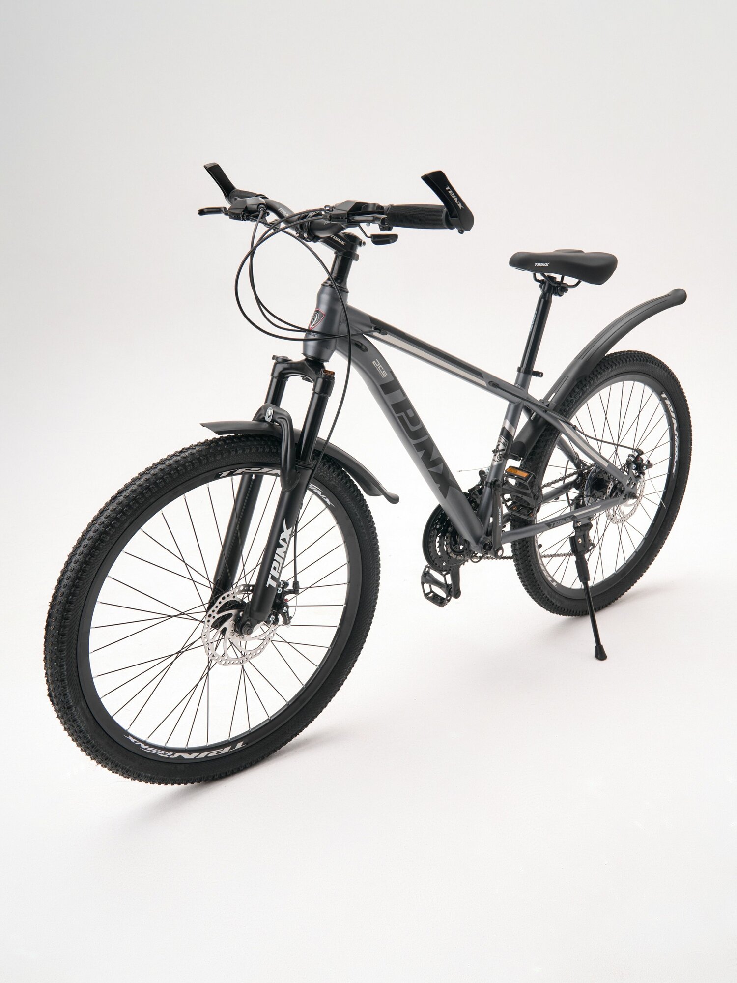 Подростковый велосипед Tpjnx Z-005/24, 24" дюймов, Антрацит (темно-серый)