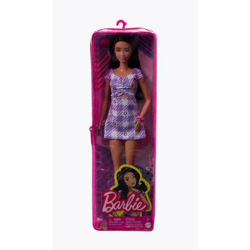 Barbie Кукла Игра с модой платье в фиолетовую клетку 199 FBR37/HJR98 кукла barbie игра с модой кен 174 grb90