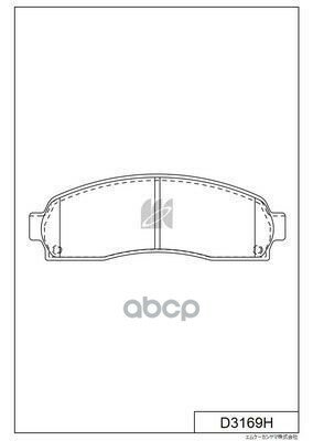 Disk Brake Pads Kashiyama арт. d3169h