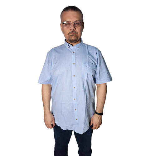 Рубашка Tonelli, размер 3XL, голубой