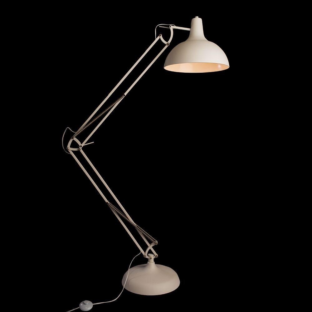 Торшер с лампочкой Arte Lamp Goliath A2487PN-1WHLamps
