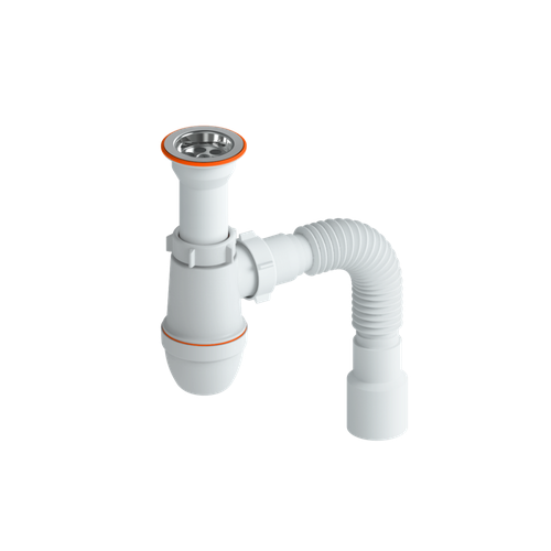 Сифон для раковины РМС СУ-01 белый 711₽