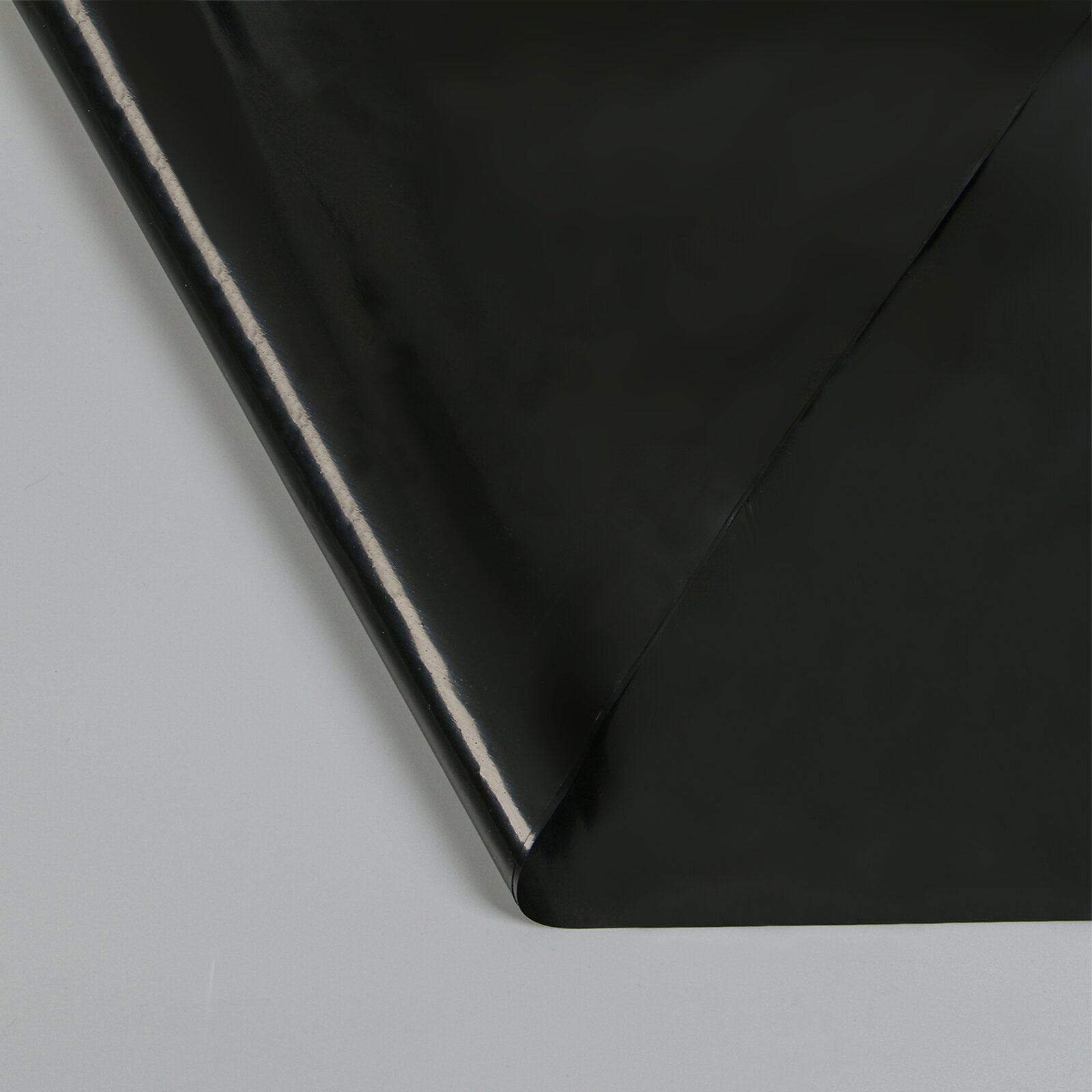 Плёнка полиэтиленовая для пруда 350мкм, 3*5м, рукав (1,5м*2), черная