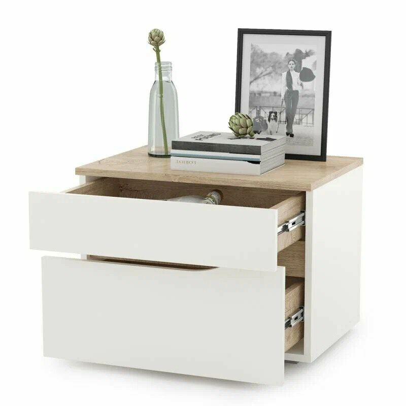 фото Тумба прикроватная Муссон 16.03 с выдвижными ящиками Моби