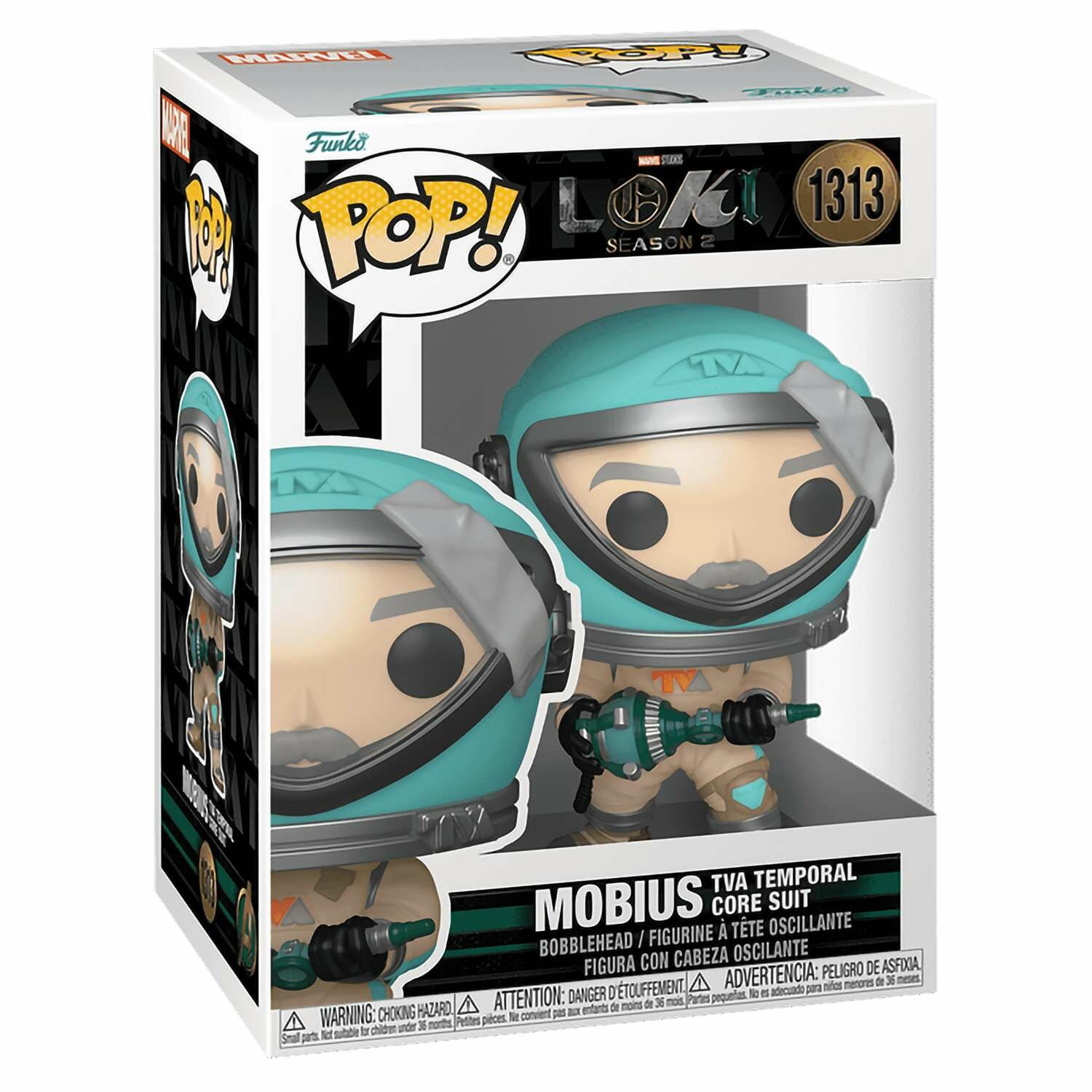 Фигурка Funko POP! Bobble: Marvel: Loki Season 2: Mobius (TVA Temporal Core Suit) 72170 — фото 1