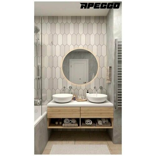 Зеркало для ванной Apeggo Adela Led D 645 с бесконтактным сенсором теплая подсветка GG90012 8895₽