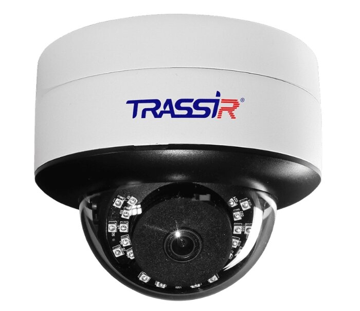 Камера видеонаблюдения TRASSIR TR-D3121IR2 v6, 2.8 мм белый/черный