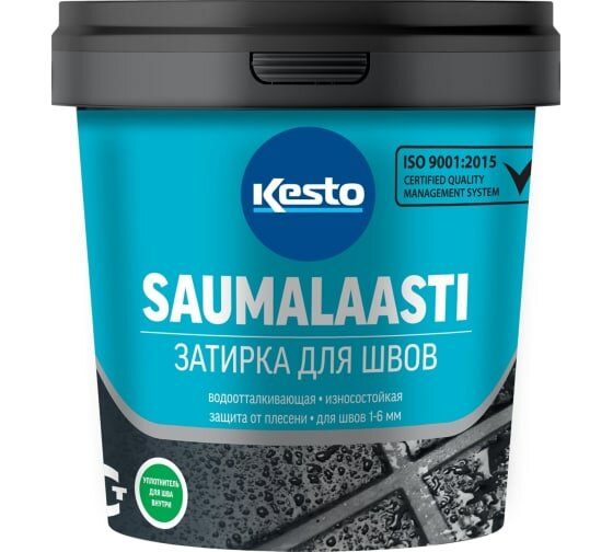 Затирка для плитки Kesto Saumalaasti, 1 кг, средне-серый 41