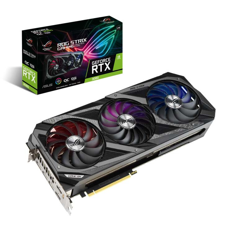 Видеокарта ASUS GeForce RTX 3080 ROG Strix V2 OC Edition