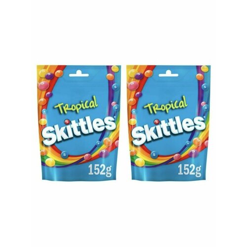 Драже Skittles Tropical 152гр х 2шт