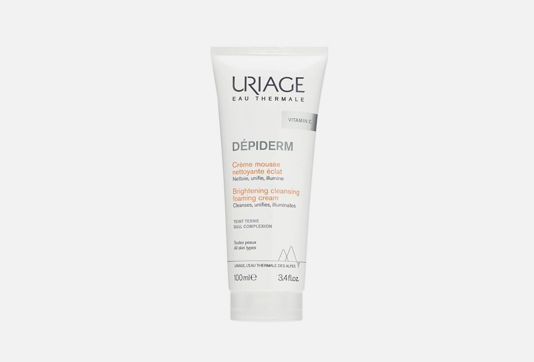 Очищающий крем-мусс для лица Uriage Depiderm cr me mousse 100 мл