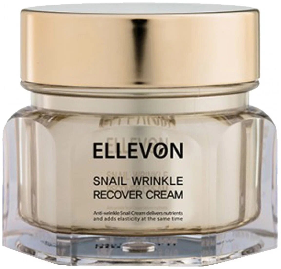 Ellevon Snail Cream - Анти-возрастной крем для лица с муцином улитки , 100 мл