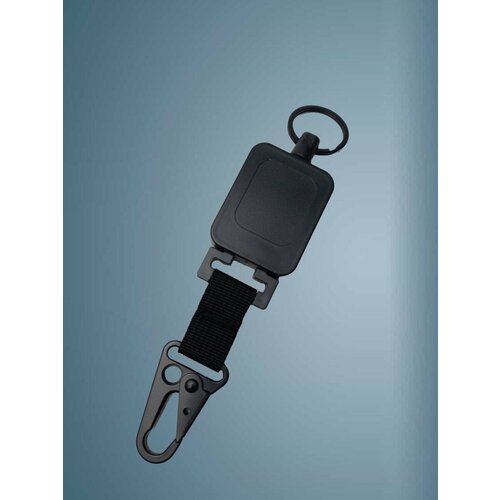 Держатель для бейджей с рулеткой, карабин для бейджа, пропуска, карт, ключей.