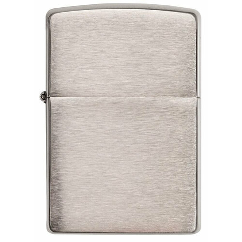 Зажигалка ZIPPO Armor™ c покрытием Brushed Chrome, латунь/сталь, серебристая, матовая, 37х13x58 мм