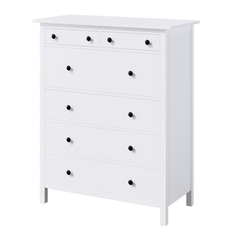 Комод Хемнэс Hemnes/ Кымор, 108x131x50см, 6 ящиков, белый