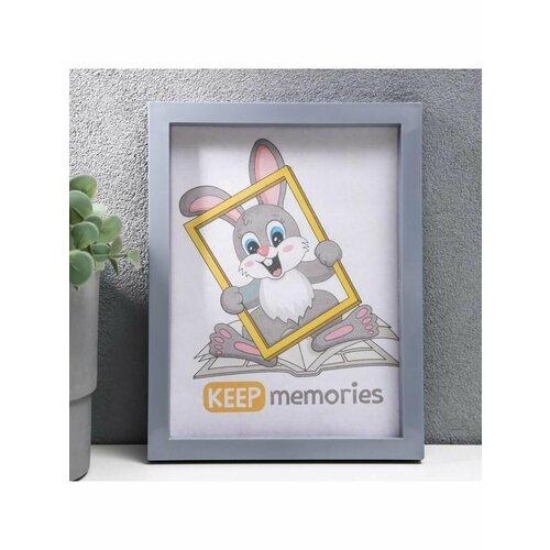 Фоторамка пластик L-3 15х21 см серебр. м