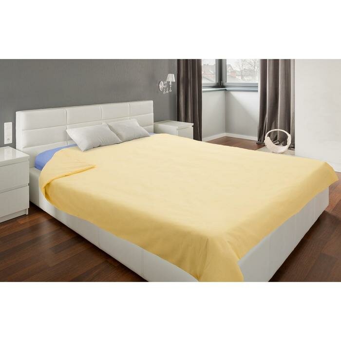 фото Пододеяльник Этель 145*215 ± 3 см, цв. желтый, бязь, 125 гр/м2,100% хлопок