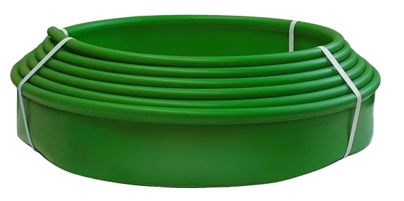 фото Бордюр садовый пластиковый Кантри 110 мм зелёный длина 10 метров