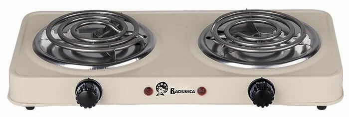 Эл. плитка василиса ВА-902 бежевая, 2 конф, спираль