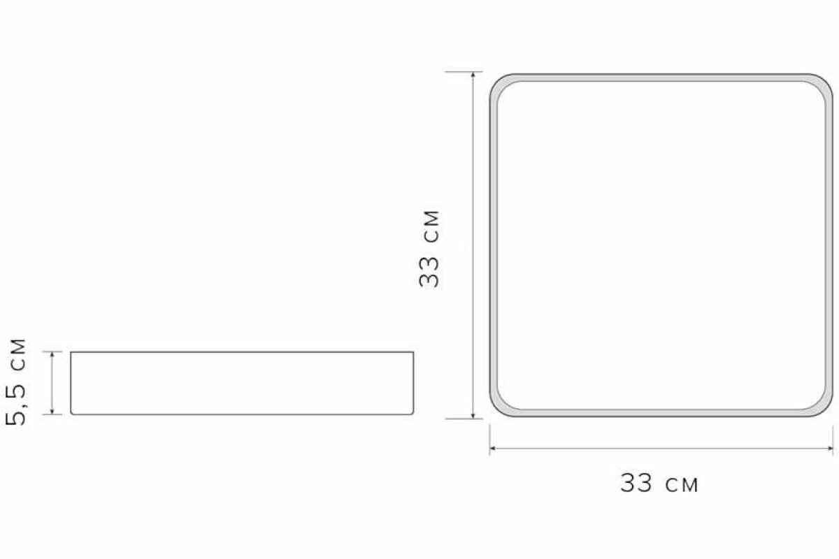 Jazzway Светильник PPB Sсandic-S 36w 4000K WH IP20 5037175