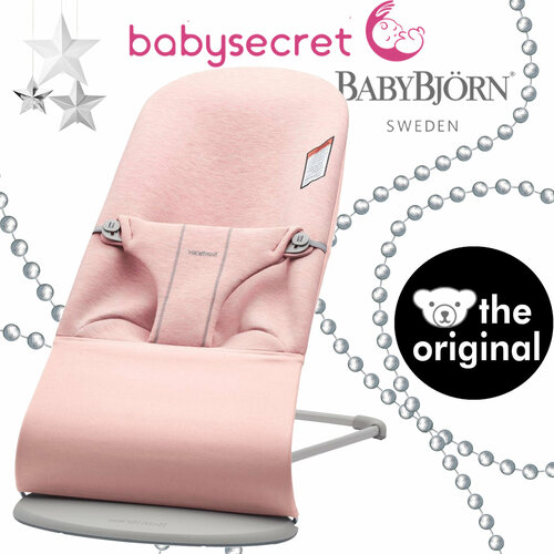 Детский шезлонг BabyBjorn Bliss Jersey (светло-розовый) (0061.77)