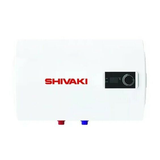 Накопительный водонагреватель Shivaki 1.5kW 30л горизонтальный - фотография № 4