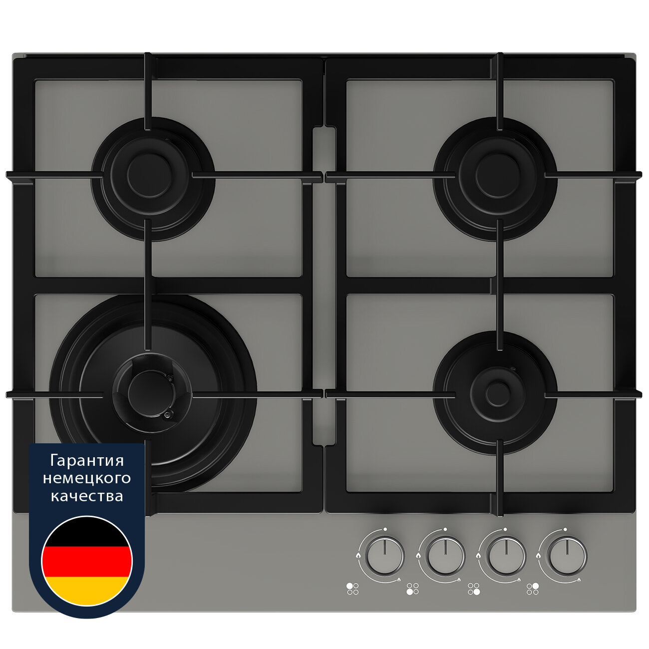 Газовая варочная поверхность Grundig GIGL 6234250 G, 60 см, серый