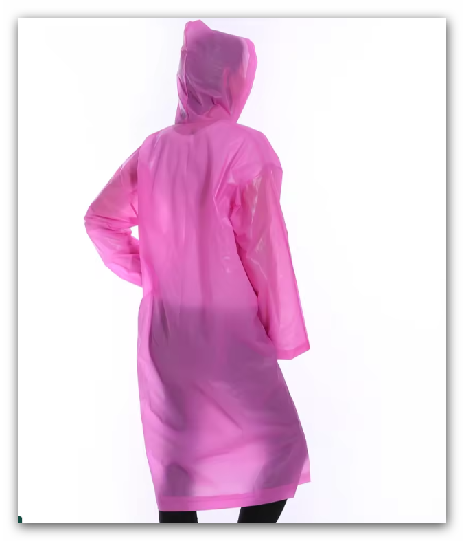 Плащ-дождевик Eva, размер Универсальный, розовый — фото 1