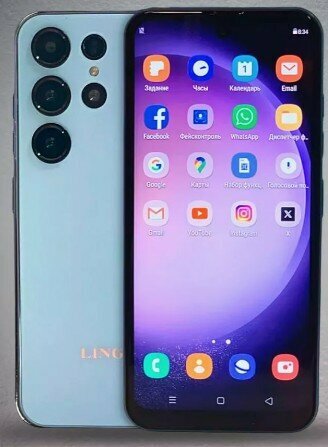 Смартфон Lingbo G23 Ultra 4/64 ГБ, 4 ядра, голубой