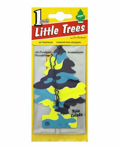 фото Ароматизатор елка ёлочка "Морской карнавал" (Пинаколада) Little Trees Car-Freshner