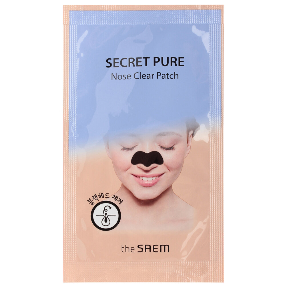 Набор патчей для очищения кожи носа от черных точек The Saem Secret Pure Nose Clear Patch Set