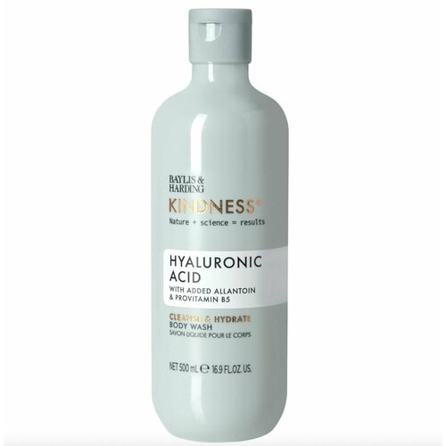 Baylis & Harding Kindness+ Гель для тела Hyaluronic Acid Moisture Hydrate, 500 мл