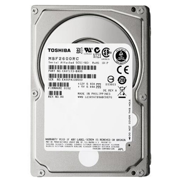 Жесткий диск Toshiba MBF2600RC 600Gb SAS 2,5" HDD