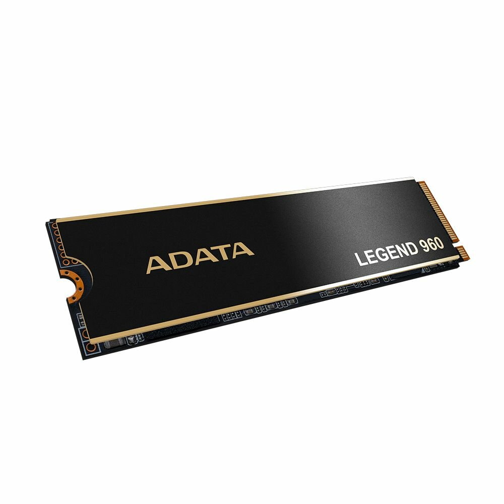 ADATA Твердотельный накопитель SSD ADATA ALEG-960-4TCS PCIe Gen4x4 with NVMe, 7400/6800, IOPS 700/550K, MTBF 2M,3D NAND, 3120TBW, 0,43DWPD, Heat Sink, SMI SM2264, Work with PS5, RTL (938145) ALEG-960-4TCS
