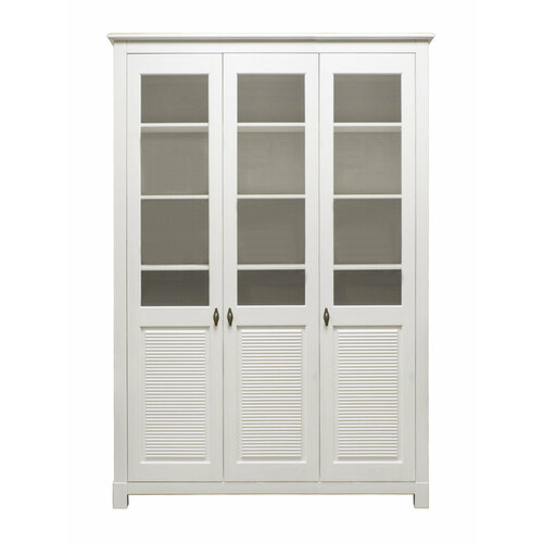 Стеллаж с дверями Кабинет Рауна 30 (белый воск УКВ)