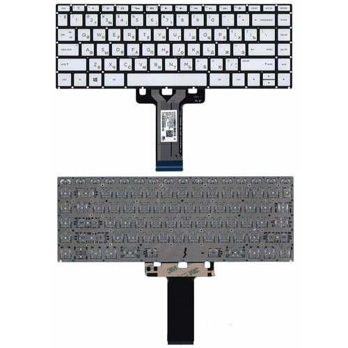 клавиатура для ноутбука hp 14 dk 14 ba серебристая с подсветкой Клавиатура для ноутбука HP 14-DK 14-BA серебристая с подсветкой