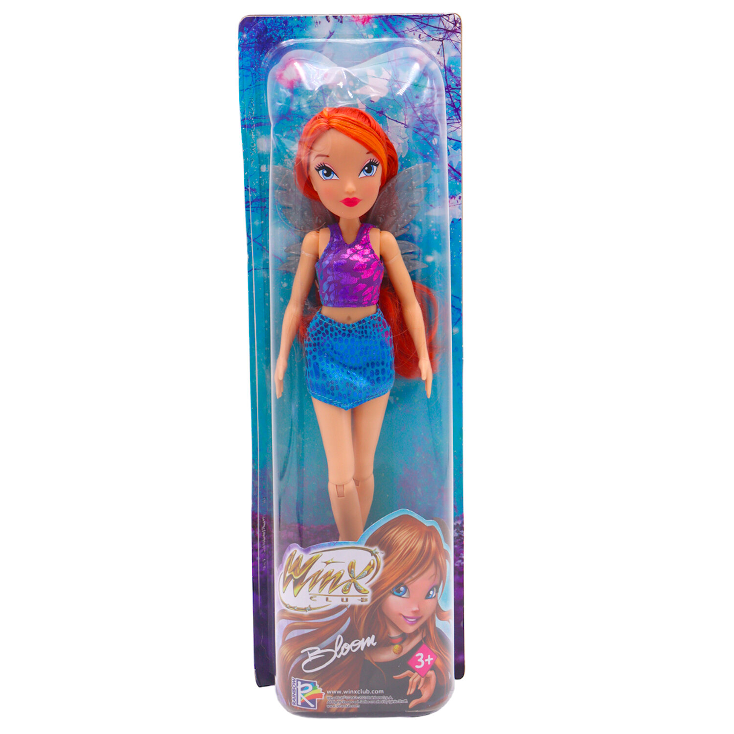 Шарнирная кукла Winx Club Блум с крыльями 24 см IW01552301