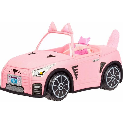 Na Na Na Surprise Плюшевый Розовый Автомобиль для кукол, Pink Soft Plush Convertible Car транспорт для кукол автомобиль домик для модных кукол na na na surprise розовый