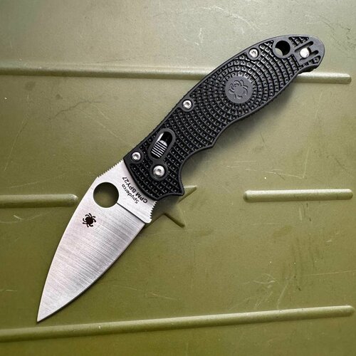 Складной нож Spyderco Manix 2 Black, длина лезвия 8.5 см складной нож spyderco manix 2 101pbbk2