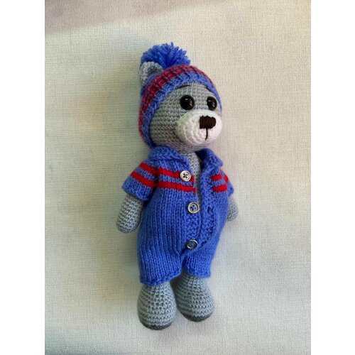 Вязаная игрушка Медведь Мишка 1400₽