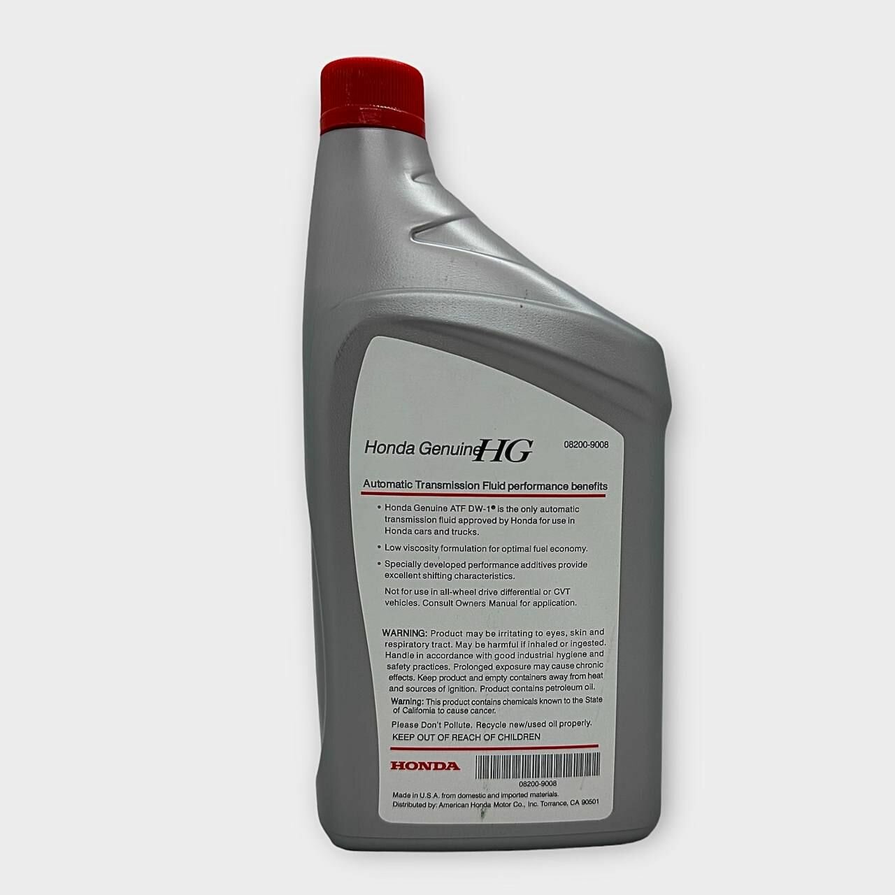 Масло трансмиссионное Honda "ATF DW-1 Fluid", 0,946л / 082009008