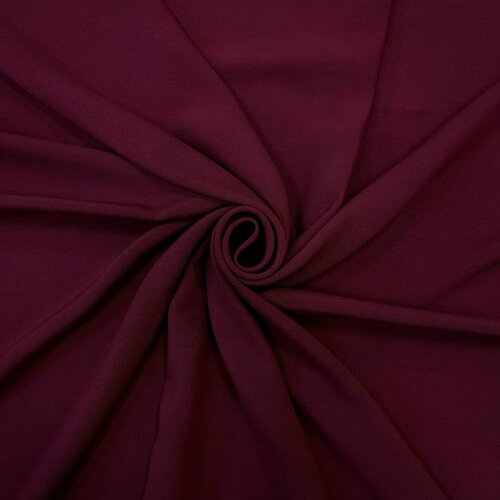 Штапель однотонный Однотонный LH 2019-0368-25/145 130gr B штапель Бордовый 145 см