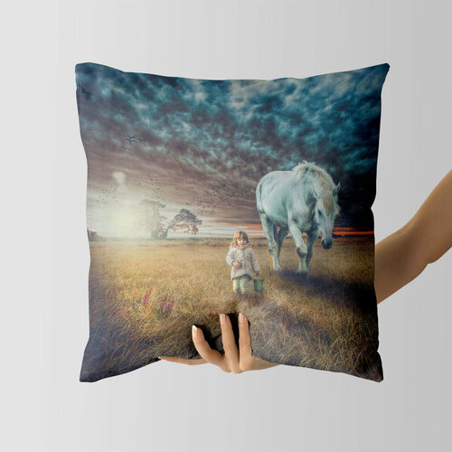 Наволочка для декоративной подушки 45х45 см, Good Room